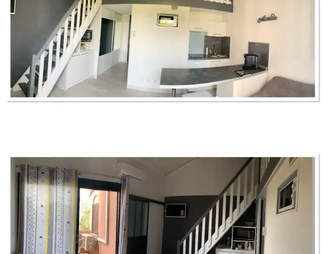 Apartman Cosy T1 Avec Mezzanine, A 7' A Pied De La Et Du Centre, Wifi, Clim, Parking Prive, Piscines Canet-en-Roussillon