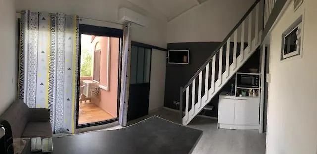 Cosy T1 Avec Mezzanine, A 7' A Pied De La Et Du Centre, Wifi, Clim, Parking Prive, Piscines * Canet-en-Roussillon