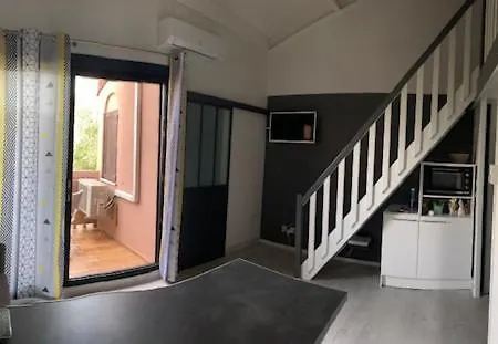 Cosy T1 Avec Mezzanine, A 7' A Pied De La Et Du Centre, Wifi, Clim, Parking Prive, Piscines * Canet-en-Roussillon