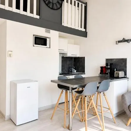 Apartmán Cosy Duplex De 35m2, A 7' A Pied De La Et Du Centre, Wifi, Clim, Parking Prive, Piscines Canet-en-Roussillon